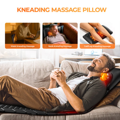 Foldable Massage Mattress Controller for Full Body With Smart Heating And Timer